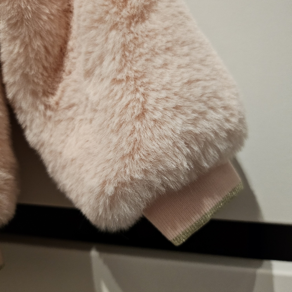 Joie Baby Pink Faux Fur Jacket - Picture 6 of 7